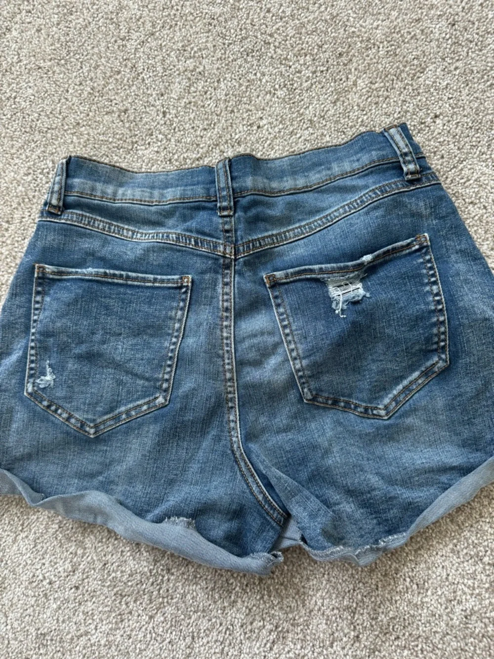 Denim shorts